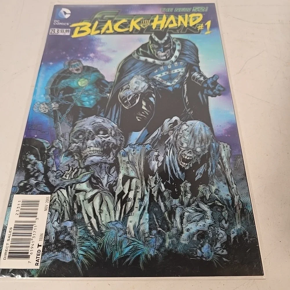 Green Lantern Black Hand #23.3 (2013 DC Comics) The New 52 3-D Lenticular Cover
